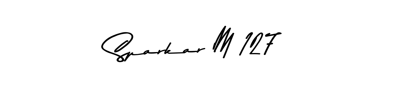 How to Draw Sparkar M 127 signature style? Asem Kandis PERSONAL USE is a latest design signature styles for name Sparkar M 127. Sparkar M 127 signature style 9 images and pictures png