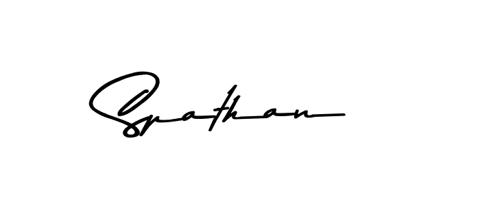 How to make Spathan signature? Asem Kandis PERSONAL USE is a professional autograph style. Create handwritten signature for Spathan name. Spathan signature style 9 images and pictures png