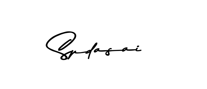 How to make Spdasai name signature. Use Asem Kandis PERSONAL USE style for creating short signs online. This is the latest handwritten sign. Spdasai signature style 9 images and pictures png