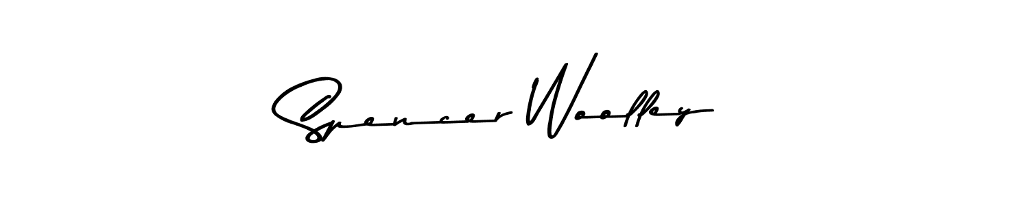 How to make Spencer Woolley name signature. Use Asem Kandis PERSONAL USE style for creating short signs online. This is the latest handwritten sign. Spencer Woolley signature style 9 images and pictures png