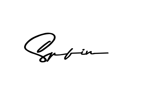 Spfin stylish signature style. Best Handwritten Sign (Asem Kandis PERSONAL USE) for my name. Handwritten Signature Collection Ideas for my name Spfin. Spfin signature style 9 images and pictures png