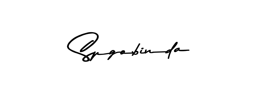 This is the best signature style for the Spgobinda name. Also you like these signature font (Asem Kandis PERSONAL USE). Mix name signature. Spgobinda signature style 9 images and pictures png