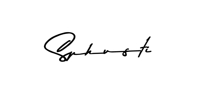 It looks lik you need a new signature style for name Sphusti. Design unique handwritten (Asem Kandis PERSONAL USE) signature with our free signature maker in just a few clicks. Sphusti signature style 9 images and pictures png