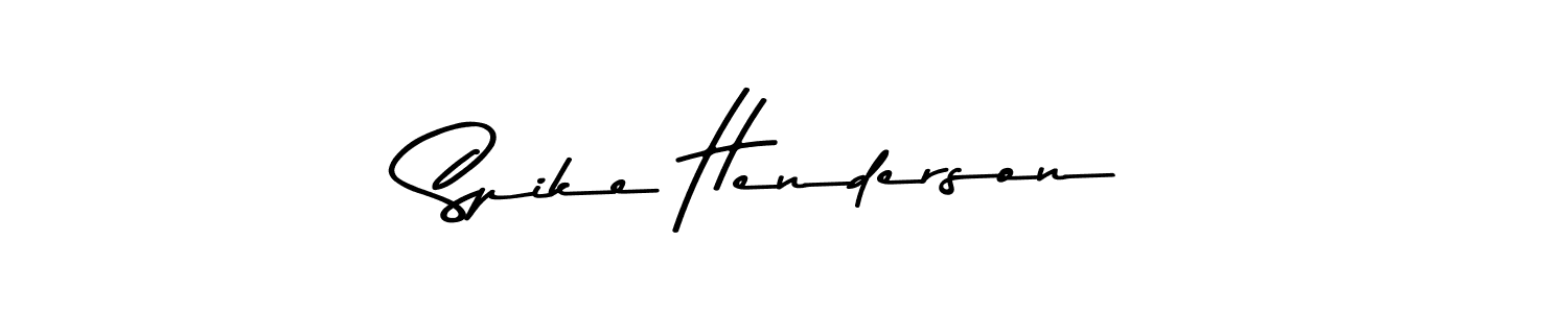 Spike Henderson stylish signature style. Best Handwritten Sign (Asem Kandis PERSONAL USE) for my name. Handwritten Signature Collection Ideas for my name Spike Henderson. Spike Henderson signature style 9 images and pictures png