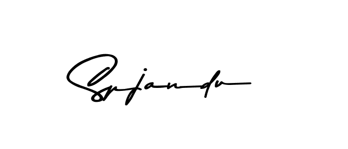 Design your own signature with our free online signature maker. With this signature software, you can create a handwritten (Asem Kandis PERSONAL USE) signature for name Spjandu. Spjandu signature style 9 images and pictures png
