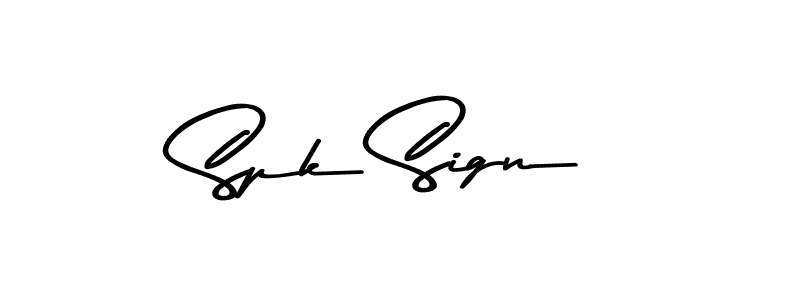 How to make Spk Sign signature? Asem Kandis PERSONAL USE is a professional autograph style. Create handwritten signature for Spk Sign name. Spk Sign signature style 9 images and pictures png