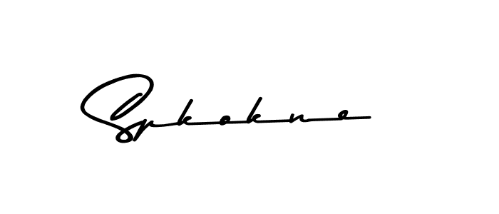 Also we have Spkokne name is the best signature style. Create professional handwritten signature collection using Asem Kandis PERSONAL USE autograph style. Spkokne signature style 9 images and pictures png