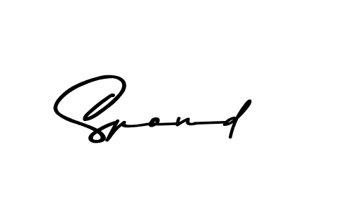 Asem Kandis PERSONAL USE is a professional signature style that is perfect for those who want to add a touch of class to their signature. It is also a great choice for those who want to make their signature more unique. Get Spond name to fancy signature for free. Spond signature style 9 images and pictures png