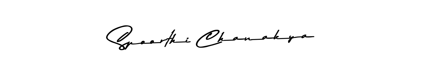 Asem Kandis PERSONAL USE is a professional signature style that is perfect for those who want to add a touch of class to their signature. It is also a great choice for those who want to make their signature more unique. Get Spoorthi Chanakya name to fancy signature for free. Spoorthi Chanakya signature style 9 images and pictures png