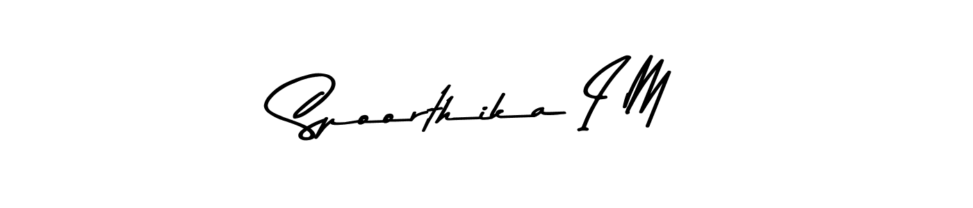 Best and Professional Signature Style for Spoorthika I M. Asem Kandis PERSONAL USE Best Signature Style Collection. Spoorthika I M signature style 9 images and pictures png