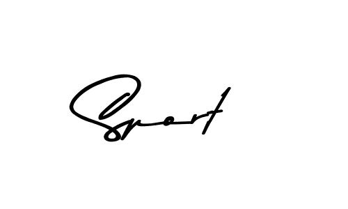 You should practise on your own different ways (Asem Kandis PERSONAL USE) to write your name (Sport) in signature. don't let someone else do it for you. Sport signature style 9 images and pictures png