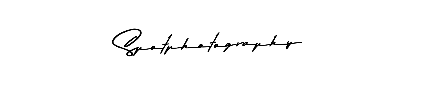 Use a signature maker to create a handwritten signature online. With this signature software, you can design (Asem Kandis PERSONAL USE) your own signature for name Spotphotography. Spotphotography signature style 9 images and pictures png