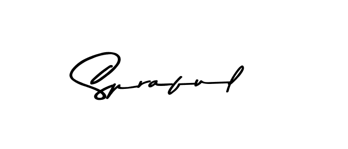 You can use this online signature creator to create a handwritten signature for the name Spraful. This is the best online autograph maker. Spraful signature style 9 images and pictures png