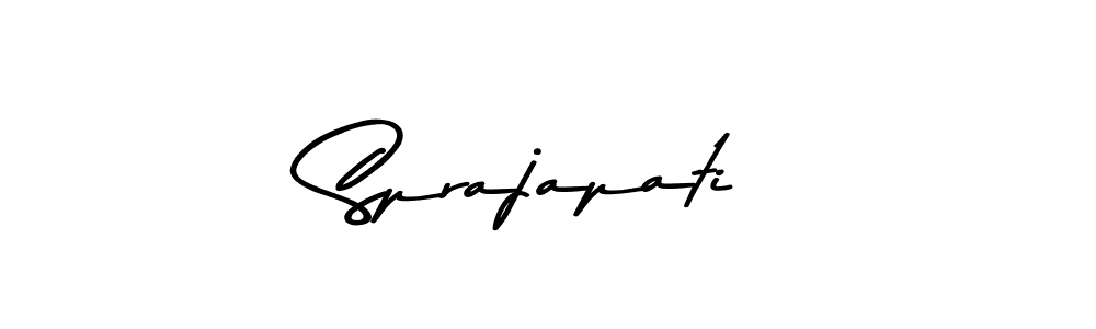 Design your own signature with our free online signature maker. With this signature software, you can create a handwritten (Asem Kandis PERSONAL USE) signature for name Sprajapati. Sprajapati signature style 9 images and pictures png