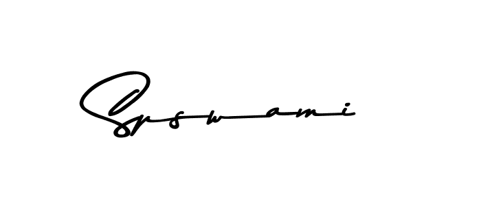 Design your own signature with our free online signature maker. With this signature software, you can create a handwritten (Asem Kandis PERSONAL USE) signature for name Spswami. Spswami signature style 9 images and pictures png