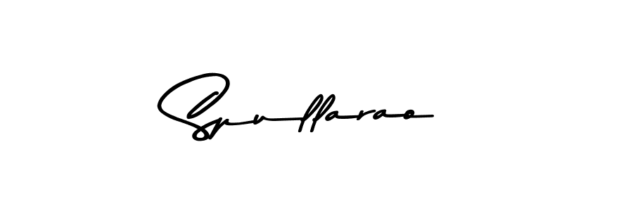 Spullarao stylish signature style. Best Handwritten Sign (Asem Kandis PERSONAL USE) for my name. Handwritten Signature Collection Ideas for my name Spullarao. Spullarao signature style 9 images and pictures png