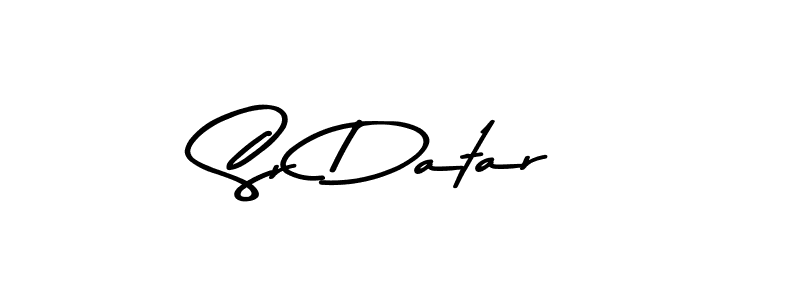 Use a signature maker to create a handwritten signature online. With this signature software, you can design (Asem Kandis PERSONAL USE) your own signature for name Sr Datar. Sr Datar signature style 9 images and pictures png