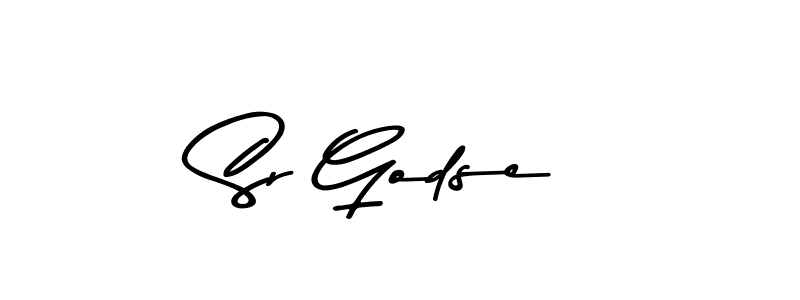 The best way (Asem Kandis PERSONAL USE) to make a short signature is to pick only two or three words in your name. The name Sr Godse include a total of six letters. For converting this name. Sr Godse signature style 9 images and pictures png