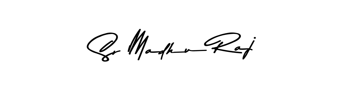 See photos of Sr Madhu Raj official signature by Spectra . Check more albums & portfolios. Read reviews & check more about Asem Kandis PERSONAL USE font. Sr Madhu Raj signature style 9 images and pictures png