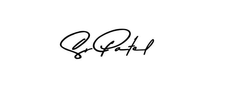 You should practise on your own different ways (Asem Kandis PERSONAL USE) to write your name (Sr Patel) in signature. don't let someone else do it for you. Sr Patel signature style 9 images and pictures png