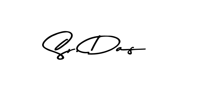 Use a signature maker to create a handwritten signature online. With this signature software, you can design (Asem Kandis PERSONAL USE) your own signature for name Sr. Das. Sr. Das signature style 9 images and pictures png