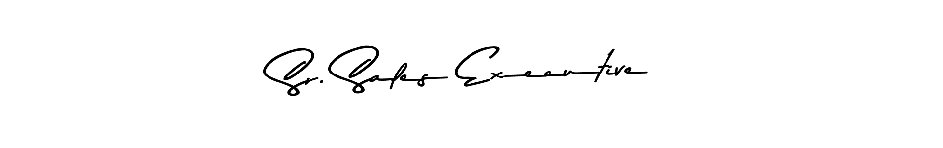 Use a signature maker to create a handwritten signature online. With this signature software, you can design (Asem Kandis PERSONAL USE) your own signature for name Sr. Sales Executive. Sr. Sales Executive signature style 9 images and pictures png