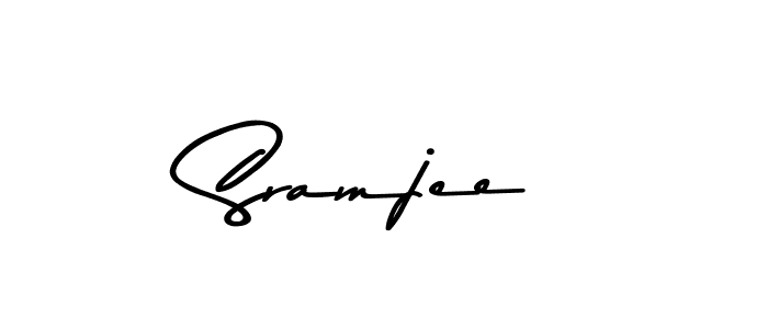 Make a beautiful signature design for name Sramjee. Use this online signature maker to create a handwritten signature for free. Sramjee signature style 9 images and pictures png