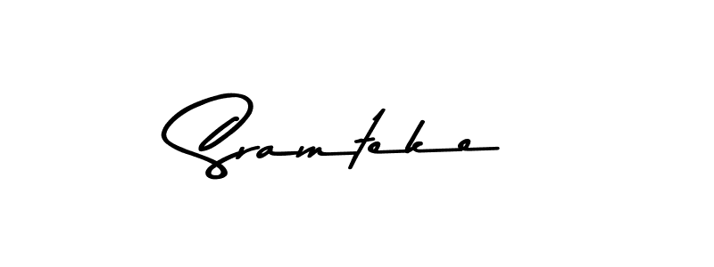 It looks lik you need a new signature style for name Sramteke. Design unique handwritten (Asem Kandis PERSONAL USE) signature with our free signature maker in just a few clicks. Sramteke signature style 9 images and pictures png