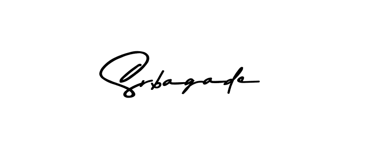 Asem Kandis PERSONAL USE is a professional signature style that is perfect for those who want to add a touch of class to their signature. It is also a great choice for those who want to make their signature more unique. Get Srbagade name to fancy signature for free. Srbagade signature style 9 images and pictures png