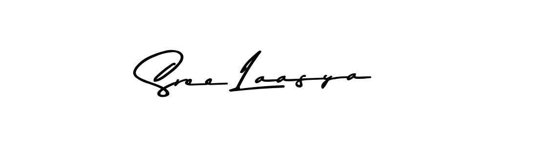 Design your own signature with our free online signature maker. With this signature software, you can create a handwritten (Asem Kandis PERSONAL USE) signature for name Sree Laasya. Sree Laasya signature style 9 images and pictures png