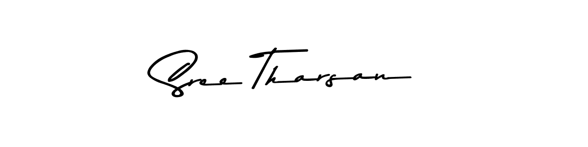 Use a signature maker to create a handwritten signature online. With this signature software, you can design (Asem Kandis PERSONAL USE) your own signature for name Sree Tharsan. Sree Tharsan signature style 9 images and pictures png