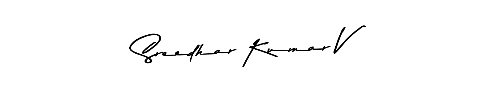 Also You can easily find your signature by using the search form. We will create Sreedhar Kumar V name handwritten signature images for you free of cost using Asem Kandis PERSONAL USE sign style. Sreedhar Kumar V signature style 9 images and pictures png
