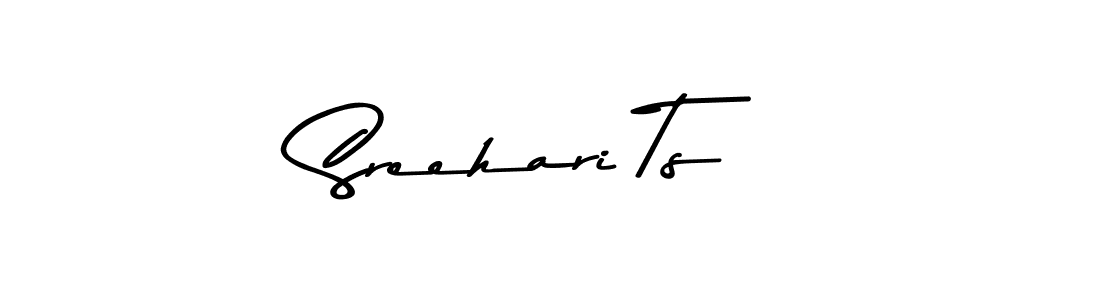 Sreehari Ts stylish signature style. Best Handwritten Sign (Asem Kandis PERSONAL USE) for my name. Handwritten Signature Collection Ideas for my name Sreehari Ts. Sreehari Ts signature style 9 images and pictures png