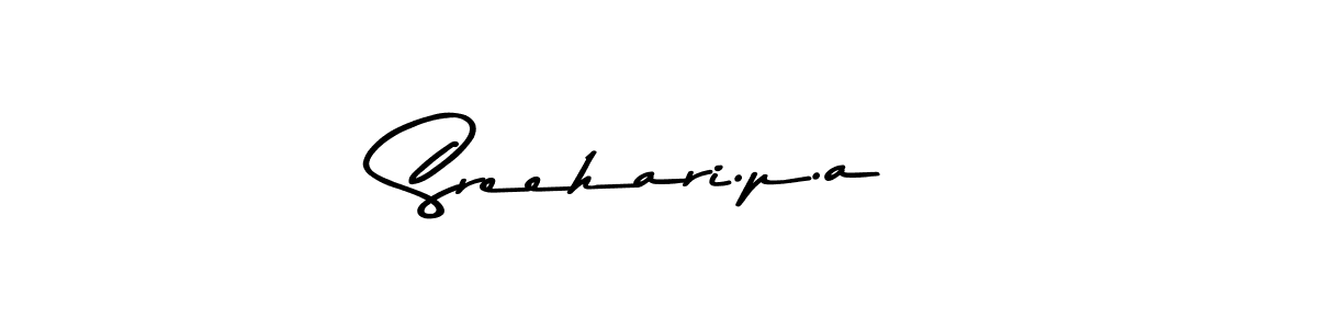 Similarly Asem Kandis PERSONAL USE is the best handwritten signature design. Signature creator online .You can use it as an online autograph creator for name Sreehari.p.a. Sreehari.p.a signature style 9 images and pictures png