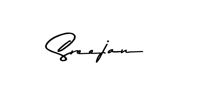 Use a signature maker to create a handwritten signature online. With this signature software, you can design (Asem Kandis PERSONAL USE) your own signature for name Sreejan. Sreejan signature style 9 images and pictures png