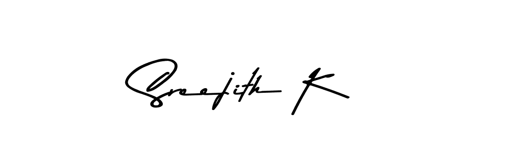 Sreejith K stylish signature style. Best Handwritten Sign (Asem Kandis PERSONAL USE) for my name. Handwritten Signature Collection Ideas for my name Sreejith K. Sreejith K signature style 9 images and pictures png