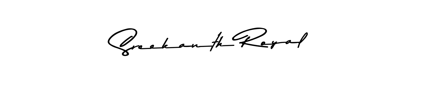 Also we have Sreekanth Royal name is the best signature style. Create professional handwritten signature collection using Asem Kandis PERSONAL USE autograph style. Sreekanth Royal signature style 9 images and pictures png