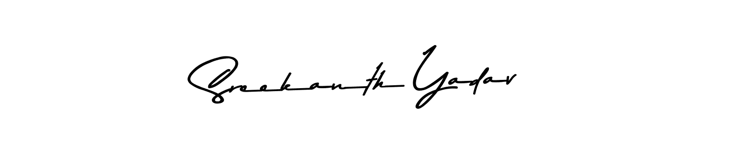 Similarly Asem Kandis PERSONAL USE is the best handwritten signature design. Signature creator online .You can use it as an online autograph creator for name Sreekanth Yadav. Sreekanth Yadav signature style 9 images and pictures png