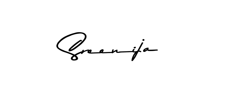 Use a signature maker to create a handwritten signature online. With this signature software, you can design (Asem Kandis PERSONAL USE) your own signature for name Sreenija. Sreenija signature style 9 images and pictures png