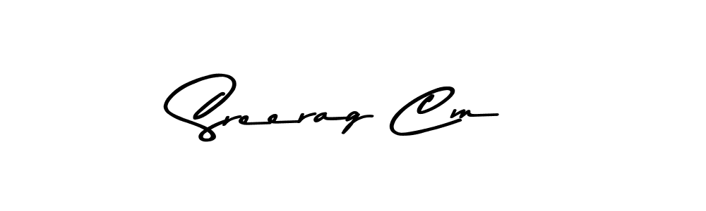 How to Draw Sreerag Cm signature style? Asem Kandis PERSONAL USE is a latest design signature styles for name Sreerag Cm. Sreerag Cm signature style 9 images and pictures png