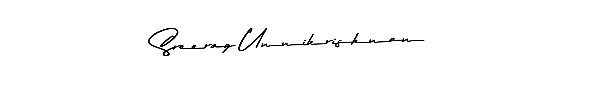 How to make Sreerag Unnikrishnan signature? Asem Kandis PERSONAL USE is a professional autograph style. Create handwritten signature for Sreerag Unnikrishnan name. Sreerag Unnikrishnan signature style 9 images and pictures png
