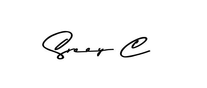 Design your own signature with our free online signature maker. With this signature software, you can create a handwritten (Asem Kandis PERSONAL USE) signature for name Sreey C. Sreey C signature style 9 images and pictures png