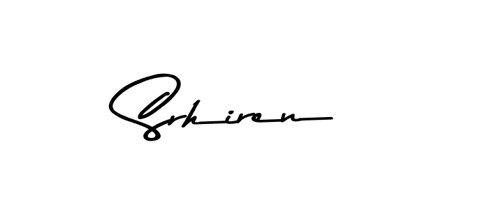 Similarly Asem Kandis PERSONAL USE is the best handwritten signature design. Signature creator online .You can use it as an online autograph creator for name Srhiren. Srhiren signature style 9 images and pictures png