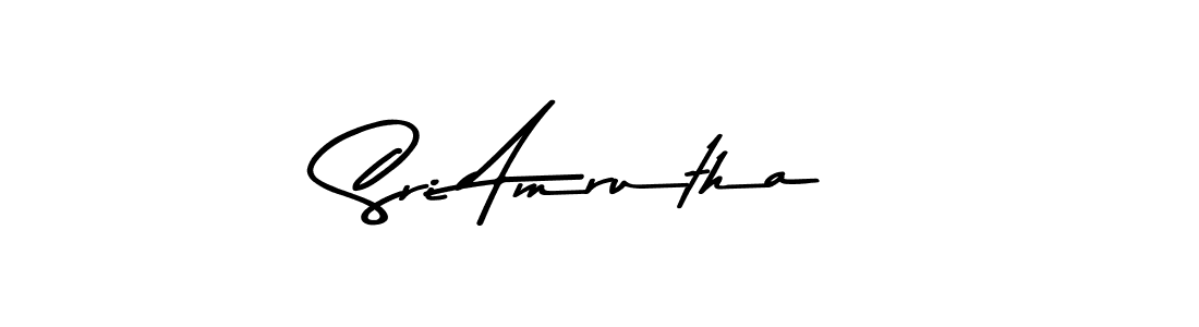 You should practise on your own different ways (Asem Kandis PERSONAL USE) to write your name (Sri Amrutha) in signature. don't let someone else do it for you. Sri Amrutha signature style 9 images and pictures png