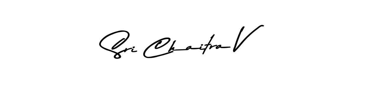 How to make Sri Chaitra V signature? Asem Kandis PERSONAL USE is a professional autograph style. Create handwritten signature for Sri Chaitra V name. Sri Chaitra V signature style 9 images and pictures png