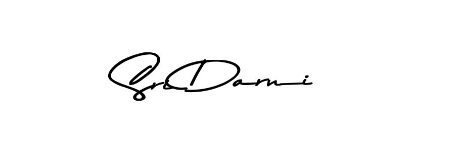 How to make Sri Darni name signature. Use Asem Kandis PERSONAL USE style for creating short signs online. This is the latest handwritten sign. Sri Darni signature style 9 images and pictures png