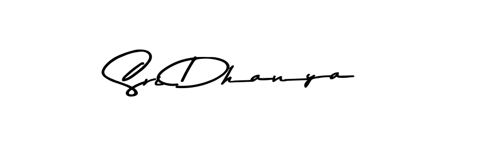 You should practise on your own different ways (Asem Kandis PERSONAL USE) to write your name (Sri Dhanya) in signature. don't let someone else do it for you. Sri Dhanya signature style 9 images and pictures png