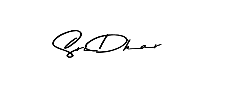 How to make Sri Dhar name signature. Use Asem Kandis PERSONAL USE style for creating short signs online. This is the latest handwritten sign. Sri Dhar signature style 9 images and pictures png