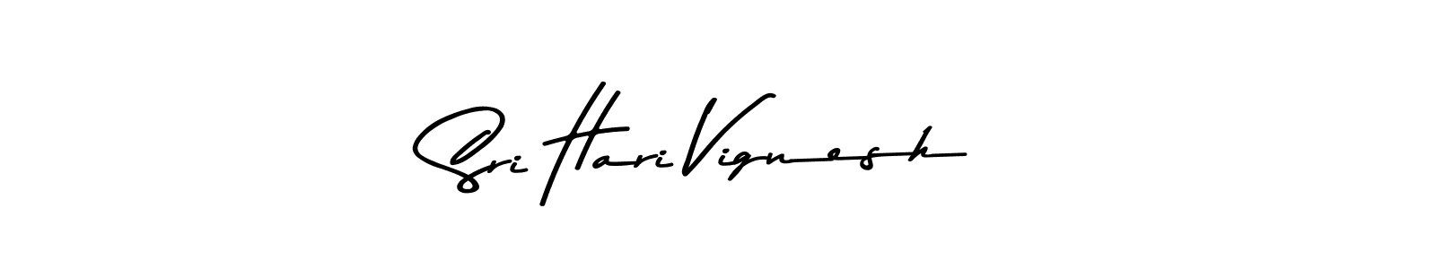 You should practise on your own different ways (Asem Kandis PERSONAL USE) to write your name (Sri Hari Vignesh) in signature. don't let someone else do it for you. Sri Hari Vignesh signature style 9 images and pictures png