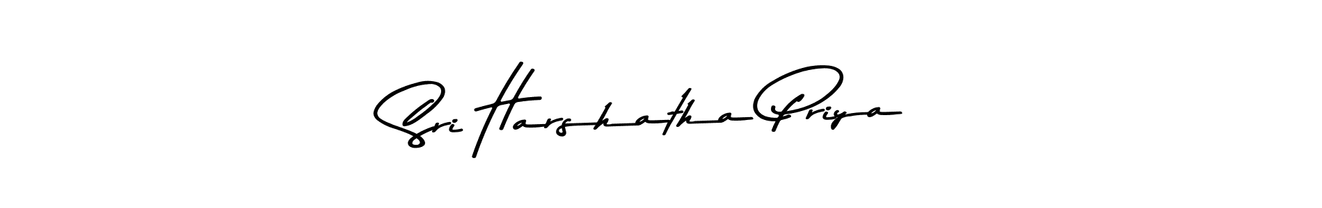 Make a beautiful signature design for name Sri Harshatha Priya. With this signature (Asem Kandis PERSONAL USE) style, you can create a handwritten signature for free. Sri Harshatha Priya signature style 9 images and pictures png